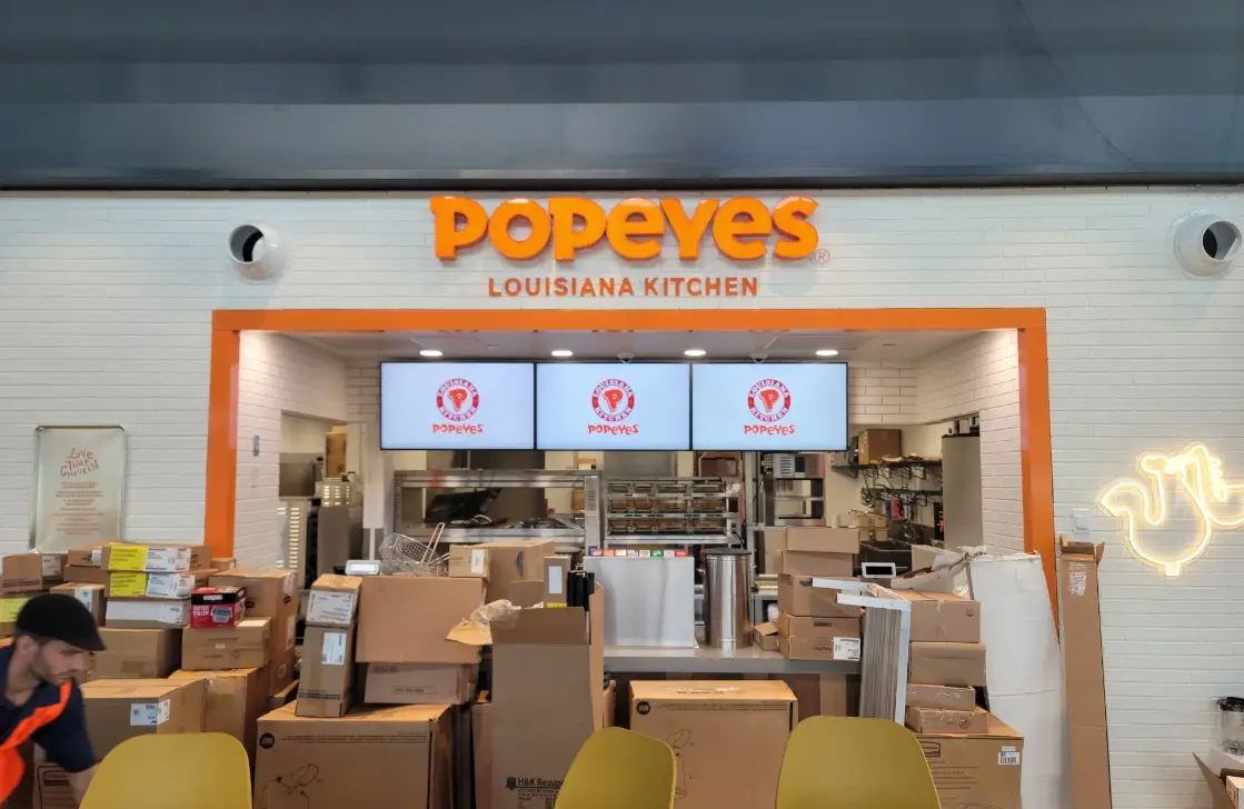 Popeye's Chicken Sandwiches Digital Menu Boards