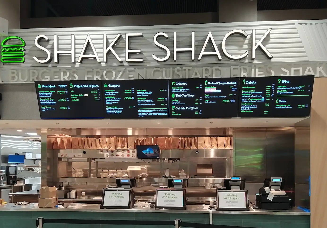 Shake Shack Digital Menu Boards