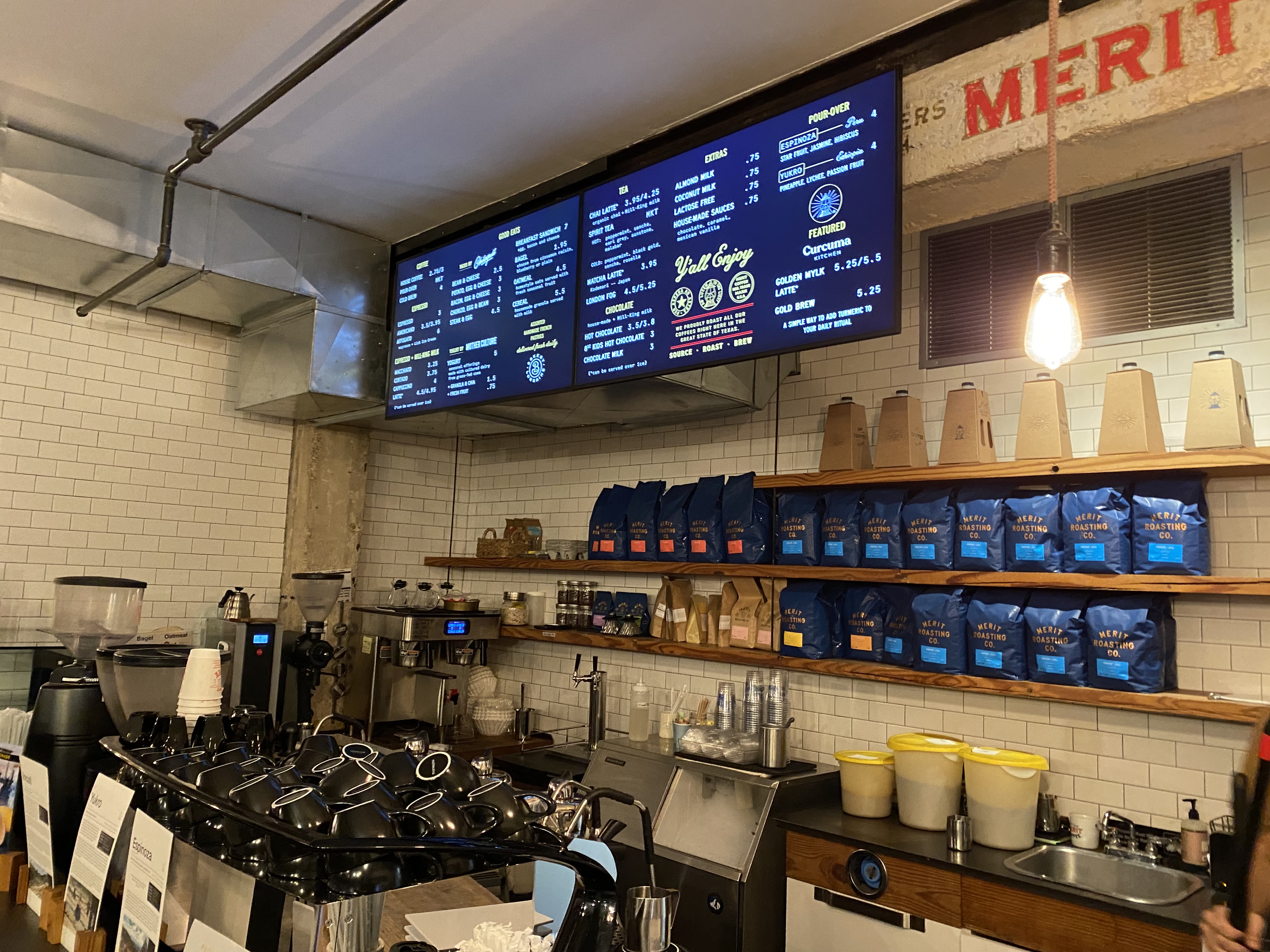 Merit Coffee Digital Menus Austin San Antonio Dallas