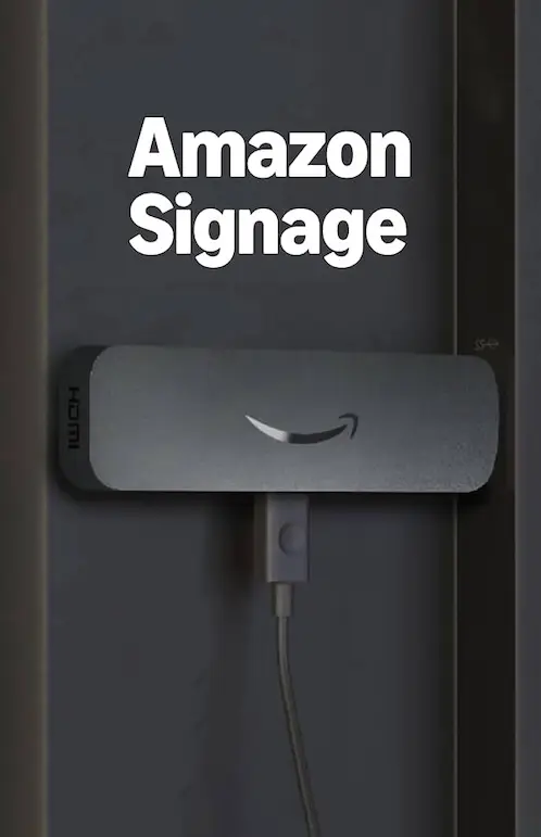 Amazon Signage Stick Digital Menu Boards | Menuboard Manager