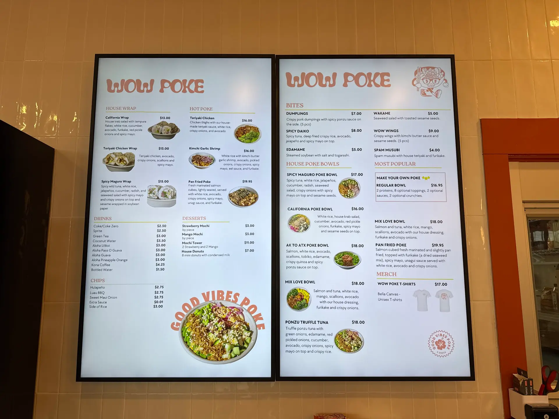 Wow Poke! Digital Menus