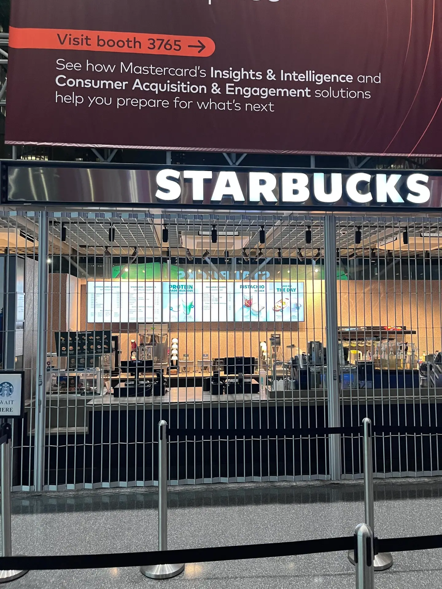Starbucks Javitz Center NYC Digital Menu Boards