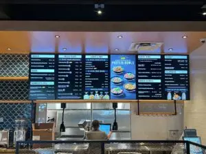 California Fish Grill Menu Boards Fallbrook, CA